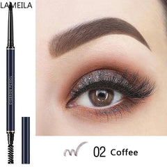 4 Colors Retractable Eyebrow Pencil Ultra Fine Tip for Natural Eyebrow