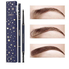4 Colors Retractable Eyebrow Pencil Ultra Fine Tip for Natural Eyebrow