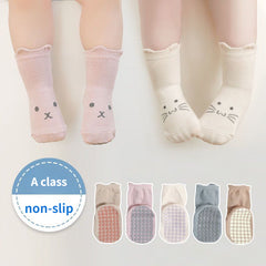 Baby Non Slip Socks Toddler Ankle Socks with Grips