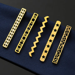 Stainless Steel Hollow Tie Clip