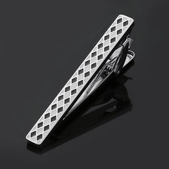 Stainless Steel Hollow Tie Clip for Men