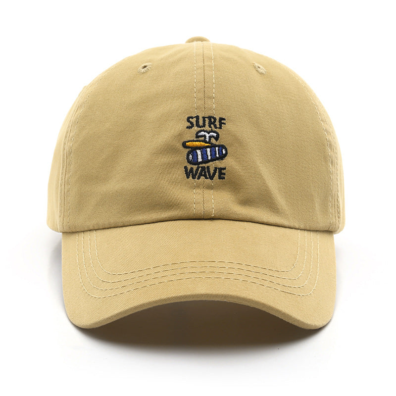 Surf Wave Cotton Baseball Hat Retro Men's Summer Visors Cap Hip Hop Peaked Caps