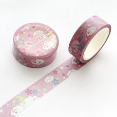 15mm Creative Pattern Girl Heart & Paper Tape Fairy DIY Journal Decoration