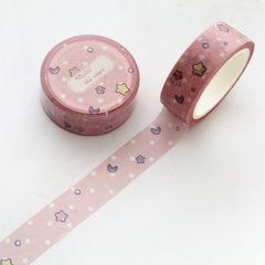 15mm Creative Pattern Girl Heart & Paper Tape Fairy DIY Journal Decoration