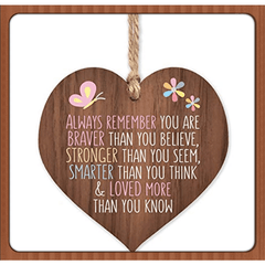 Inspirational Wooden Signs - Positive Quotes - Birthday Gifts - Wall Decor