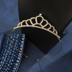Rhinestone Headband Queen Style Party Hair Band Tiara Jewelry