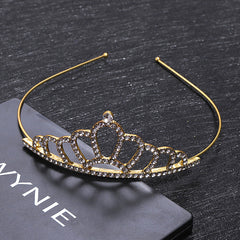 Rhinestone Headband Queen Style Party Hair Band Tiara Jewelry