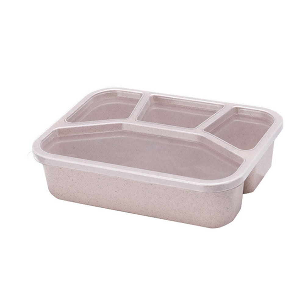 Microwave Bento Lunch Box Divided Leakproof Container Hand Wash Back School