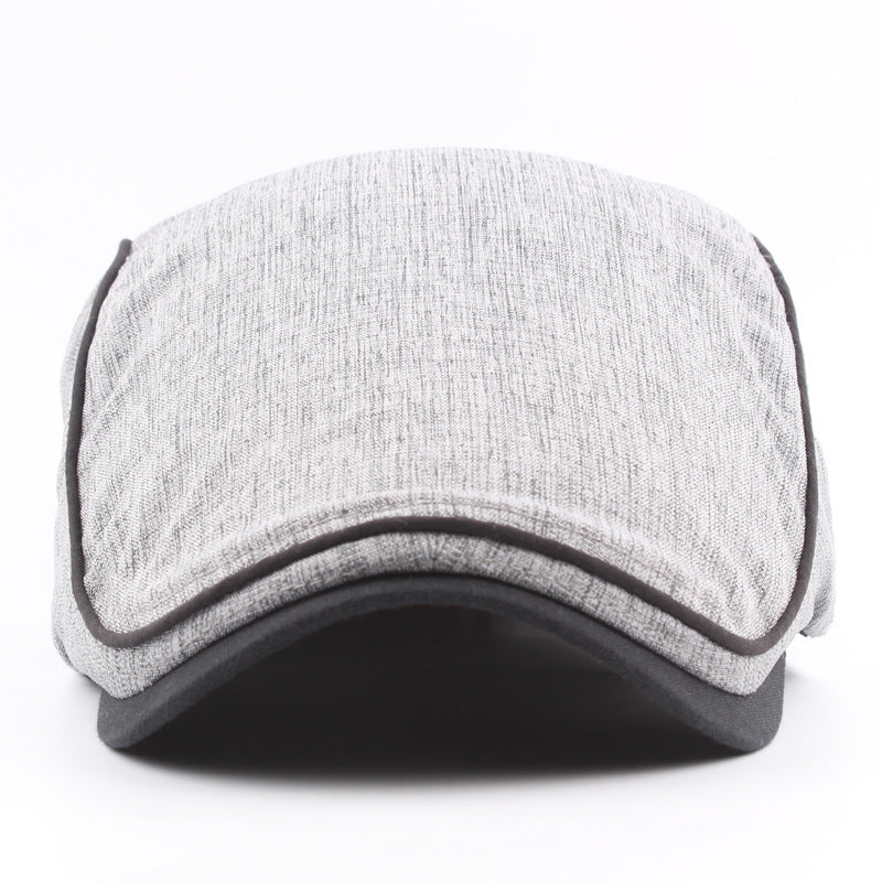 British Style Newsboy Cap Unisex Flat Hat Casual Lightweight Beret