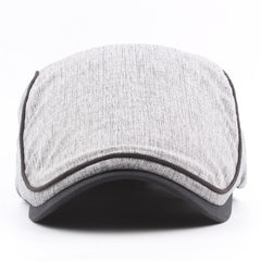 British Style Newsboy Cap Unisex Flat Hat Casual Lightweight Beret