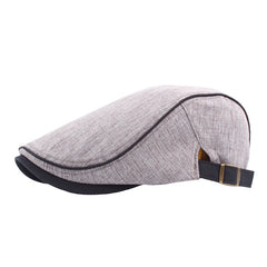 British Style Newsboy Cap Unisex Flat Hat Casual Lightweight Beret