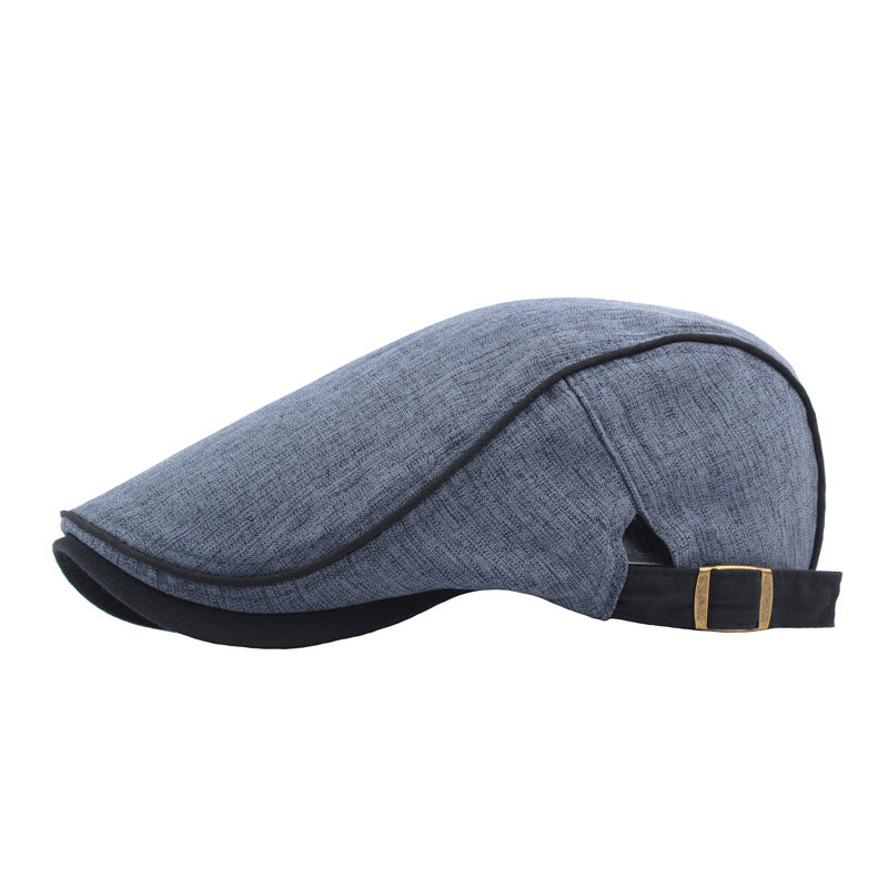 British Style Newsboy Cap Unisex Flat Hat Casual Lightweight Beret