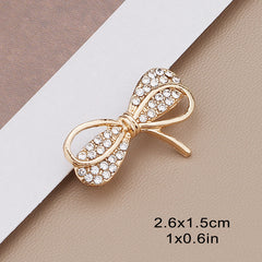 Metal Flower Collar Pin Rhinestone Scarf Clip Sunflower