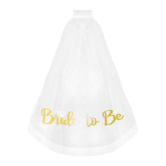 Bride To Be Veil Wedding Bridal Hair Accessories Veil With Comb Long Mesh Veil