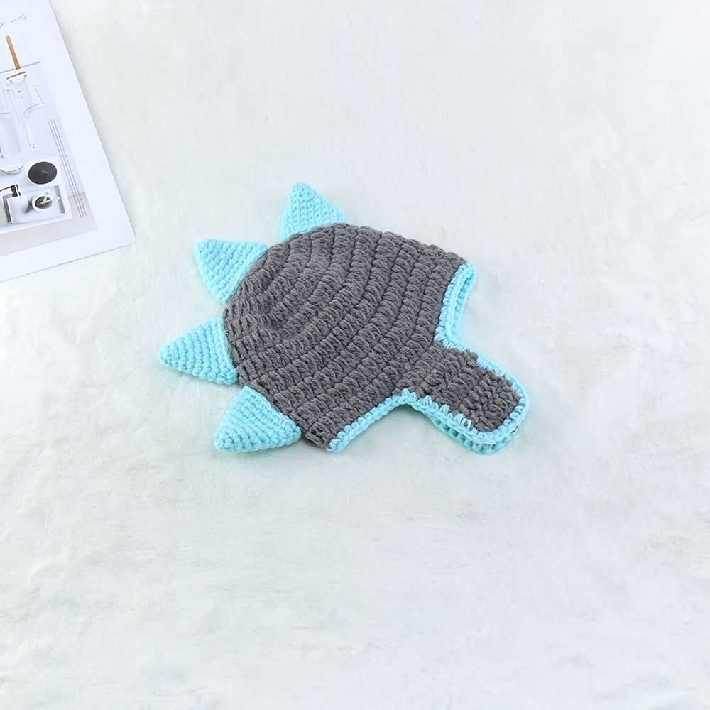 Infant Dinosaur Knit Hat & Shorts Set - Baby Photo Props