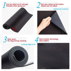 Colorful Art Texture Mouse Pad Non Slip Rubber Base