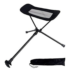 Portable Camping Chair with Footrest and Reclining Swing Feature
