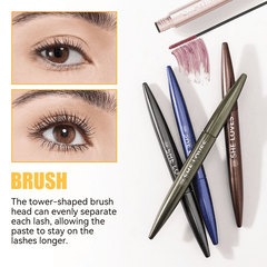 Waterproof Fast Drying Lower Eyelashes Mascara 5 Colors