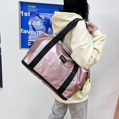 Large Capacity Carry On Tote Storage Pouch Lightweight Luggage Bag