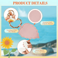 Solid Travel Hat Clip Magnetic Lightweight Backpack Accessories