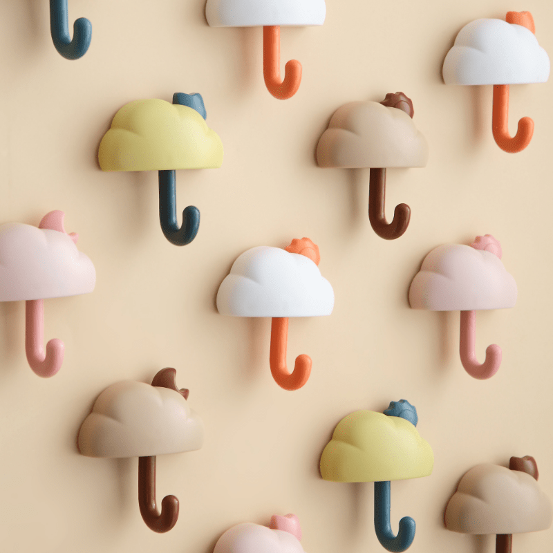 Cloud Key Holder For Wall Adhesive Key Hanger Organizer
