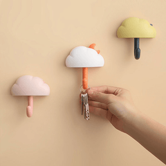 Cloud Key Holder For Wall Adhesive Key Hanger Organizer
