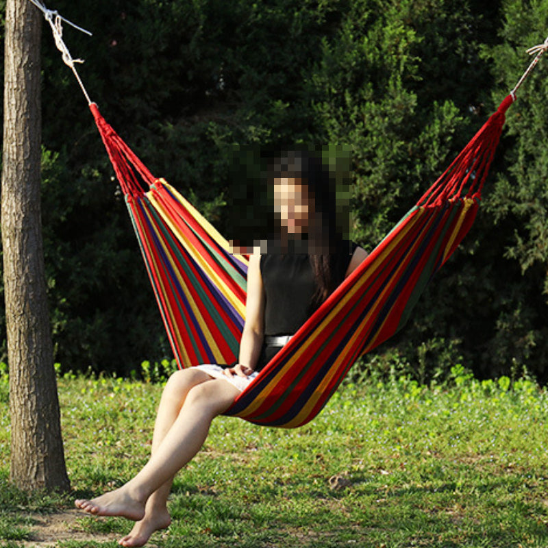 Outdoor Swing Camping Canvas Hammock Portable Hammock Camping Accessories