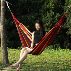 Outdoor Swing Camping Canvas Hammock Portable Hammock Camping Accessories
