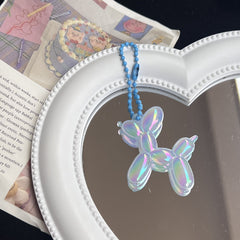 Colorful Balloon Dog Keychain Doll Pendant