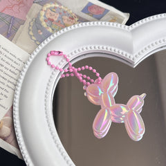 Colorful Balloon Dog Keychain Doll Pendant