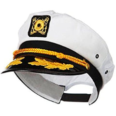Adjustable Captain's Yacht Sailors Hat Navy Costume Accessory Cosplay