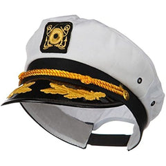 Adjustable Captain's Yacht Sailors Hat Navy Costume Accessory Cosplay
