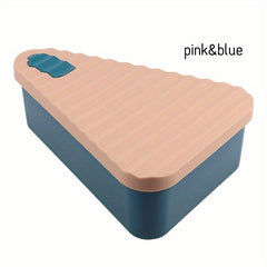 Triangle Silicone Pizza Storage Container, Reusable Slice Keeper