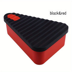 Triangle Silicone Pizza Storage Container, Reusable Slice Keeper