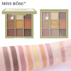 Pearly 8 Colors Matte Eyeshadow Palette Natural Waterproof Pigment