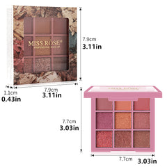 Pearly 8 Colors Matte Eyeshadow Palette Natural Waterproof Pigment