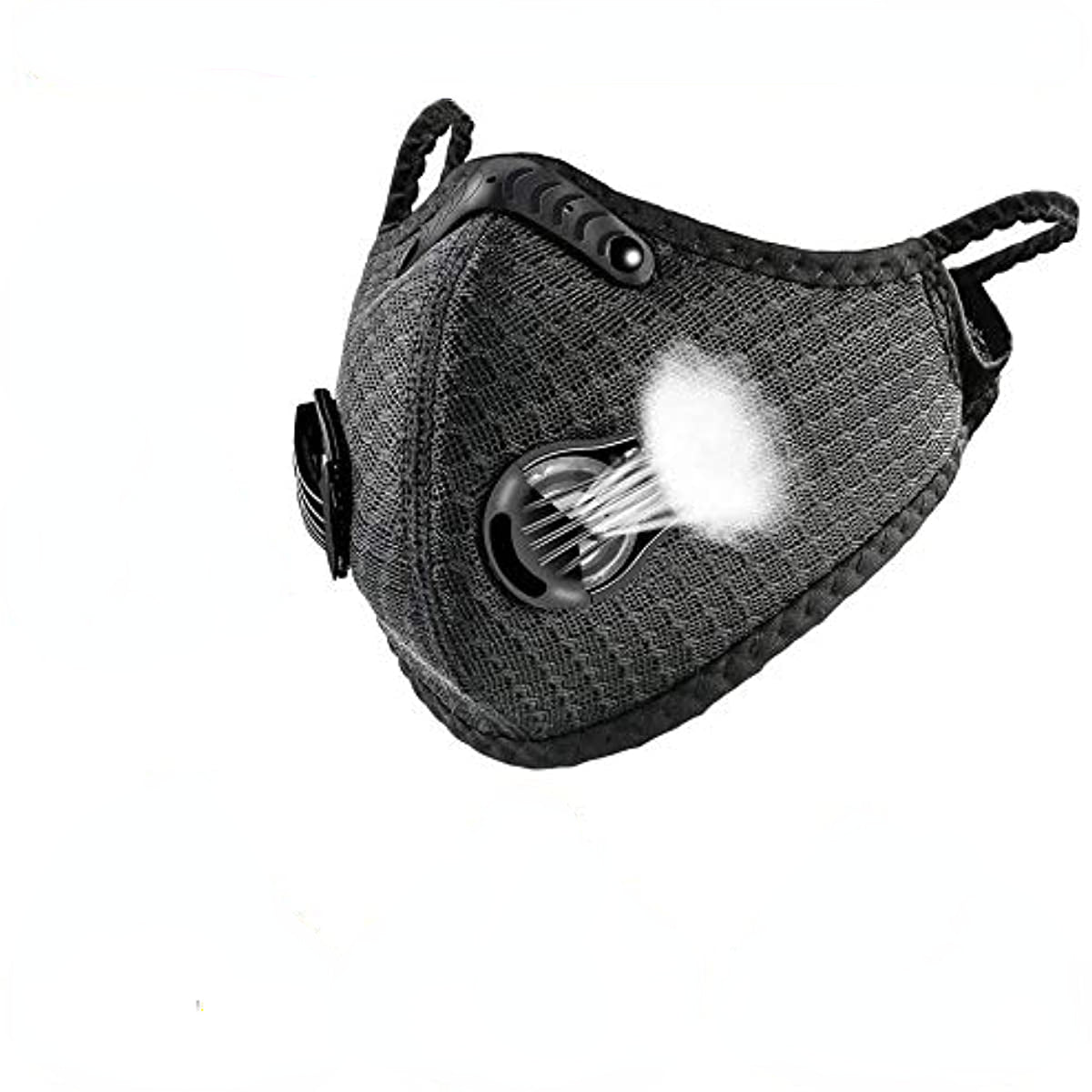Reusable Outdoor Motorcycle Mask with Air Valves and Filter Chips