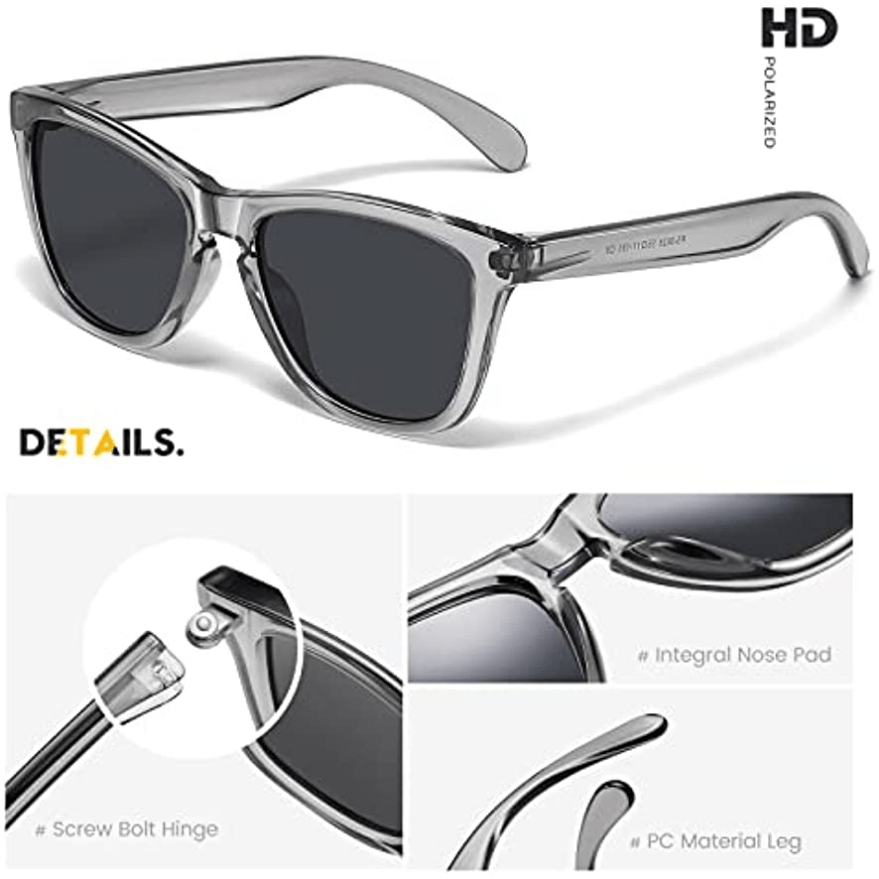 Polarized Retro Mirror Lens Sunglasses UV400 Protection