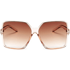 Women's Large Square Sunglasses Gradient UV400 Sun Shades