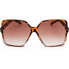 Women's Large Square Sunglasses Gradient UV400 Sun Shades