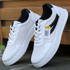 Men's Mesh Lace up Walking Shoes Anti Skid Sneakers