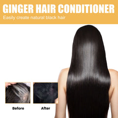 Ginger Extract Hair Smoothing Conditioner Deep Moisturizing Hair Care
