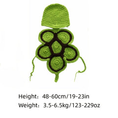 Crochet Baby Outfits Newborn Photo Prop Infant Costume Knitted Sets