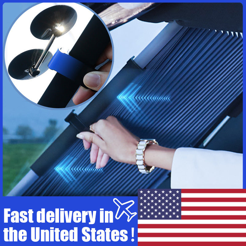 Retractable Windshield Sun Shade Car Sun Protector Cover