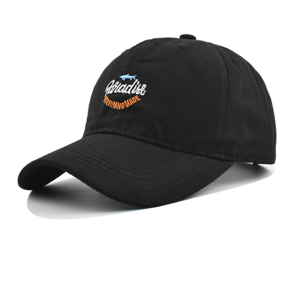 Shark Letter Embroidery Baseball Cap Hip Hop Dad Hats Unisex Sun Hat