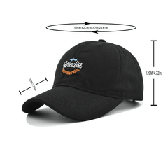 Shark Letter Embroidery Baseball Cap Hip Hop Dad Hats Unisex Sun Hat