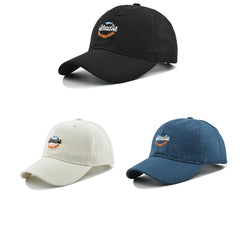 Shark Letter Embroidery Baseball Cap Hip Hop Dad Hats Unisex Sun Hat