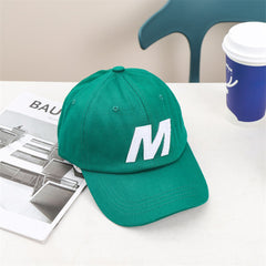 Embroidery Baseball Cap Casual Solid Cotton Dad Hats