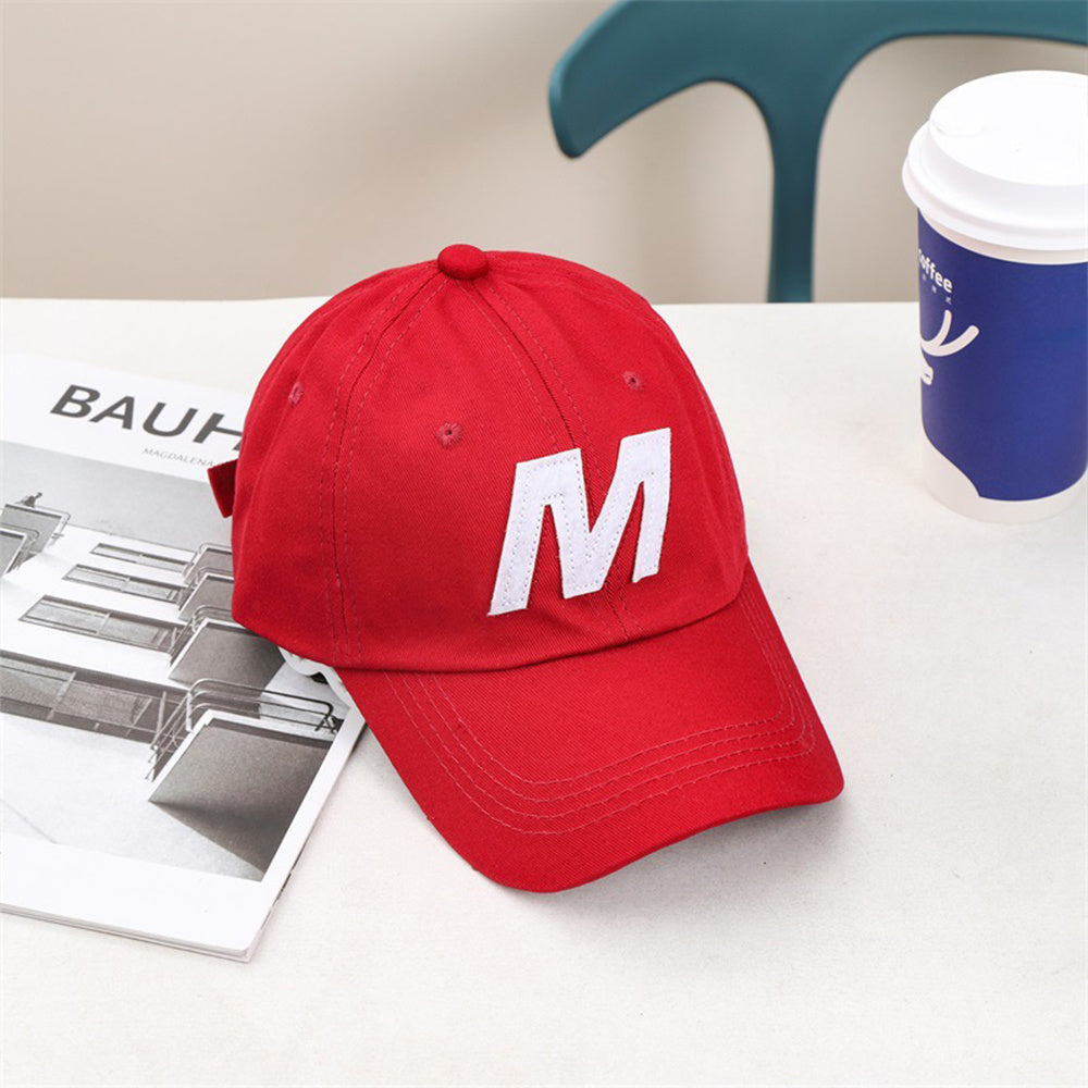 Embroidery Baseball Cap Casual Solid Cotton Dad Hats