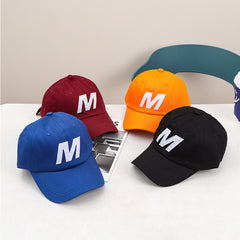 Embroidery Baseball Cap Casual Solid Cotton Dad Hats